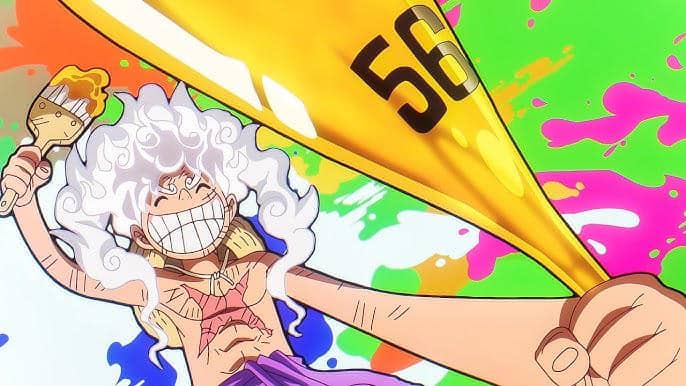 Gear 5 Luffy Baseball. (Dok. Shueisha, Eiichiro Oda, Toei Animation/One Piece)