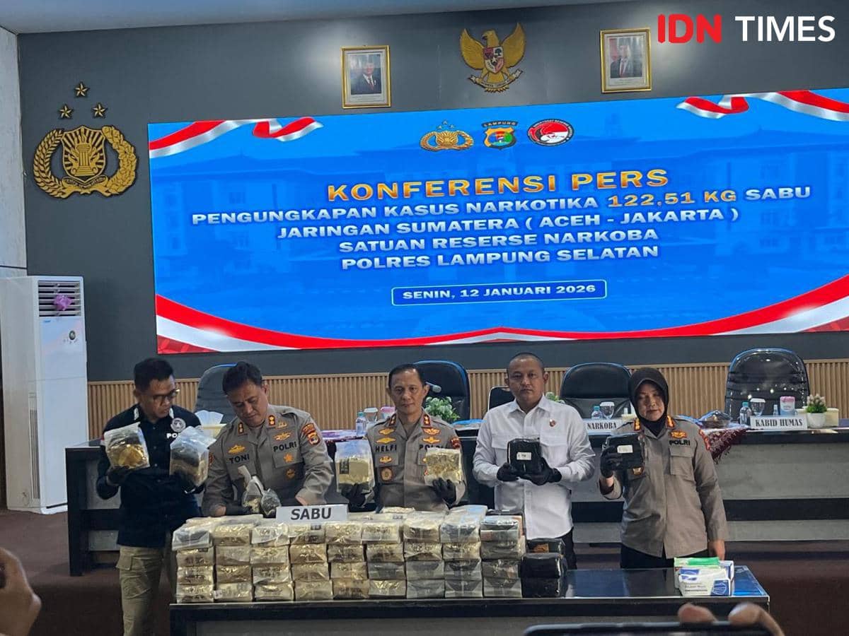 Dikamuflase Muatan Jengkol, 122 Kg Sabu Asal Aceh Disita di Bakauheni