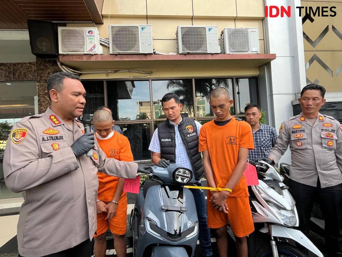 Dalih Demi Kebutuhan Hidup, Mahasiswa Aktif Unila Nyambi Curi Motor