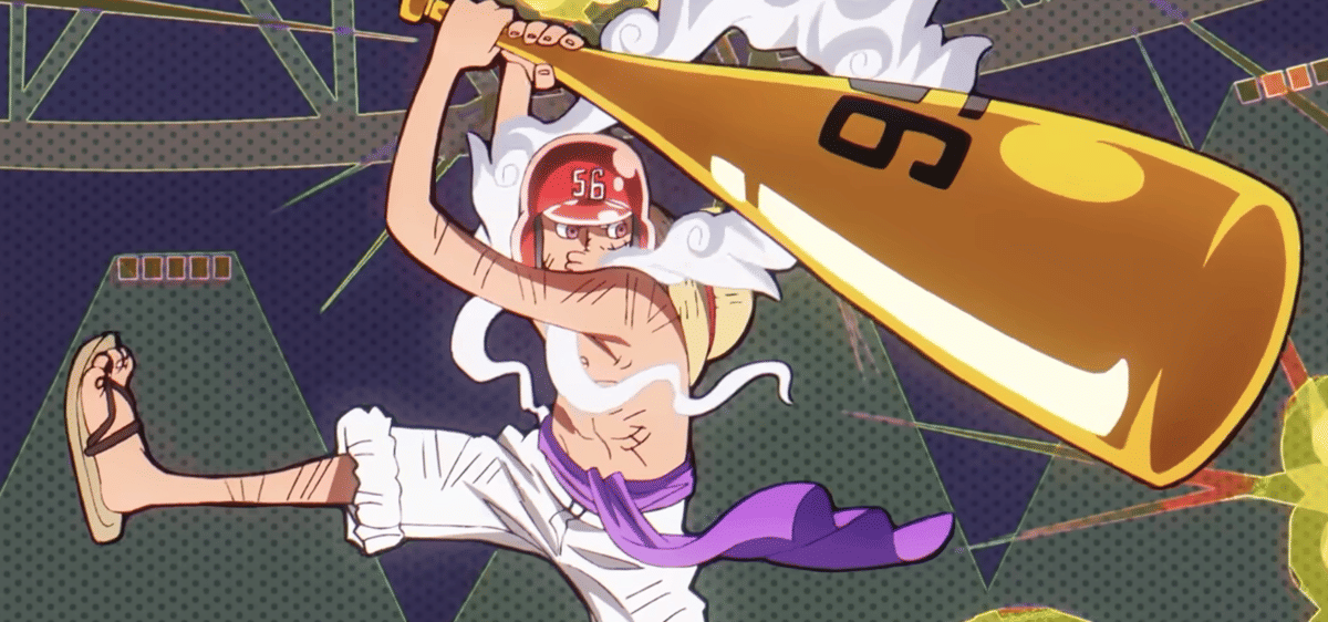 Gear 5 Luffy Baseball. (Dok. Shueisha, Eiichiro Oda, Toei Animation/One Piece)