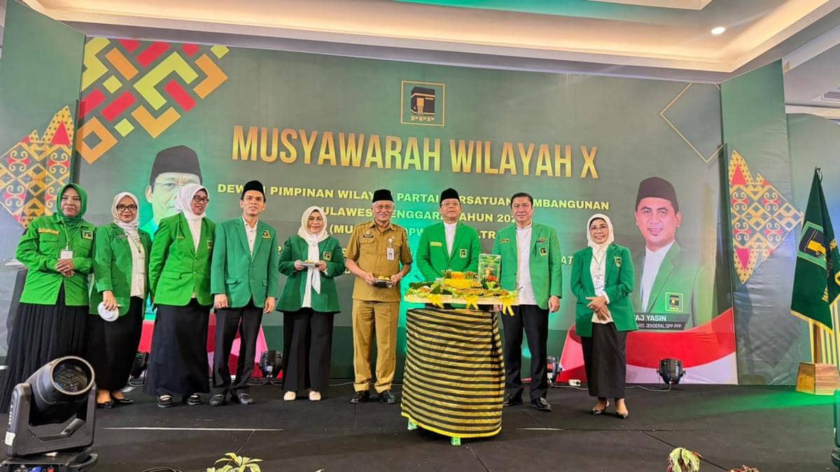 Ketua Umum PPP, Muhamad Mardiono, menghadiri Musyawarah Wilayah (Muswil) DPW PPP Sulawesi Tenggara (Sultra) di Kendari, Senin (12/1/2026) (dok. PPP)