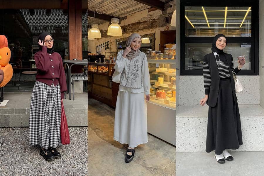 referensi style hangout ke cafe ala Meirani Amalia