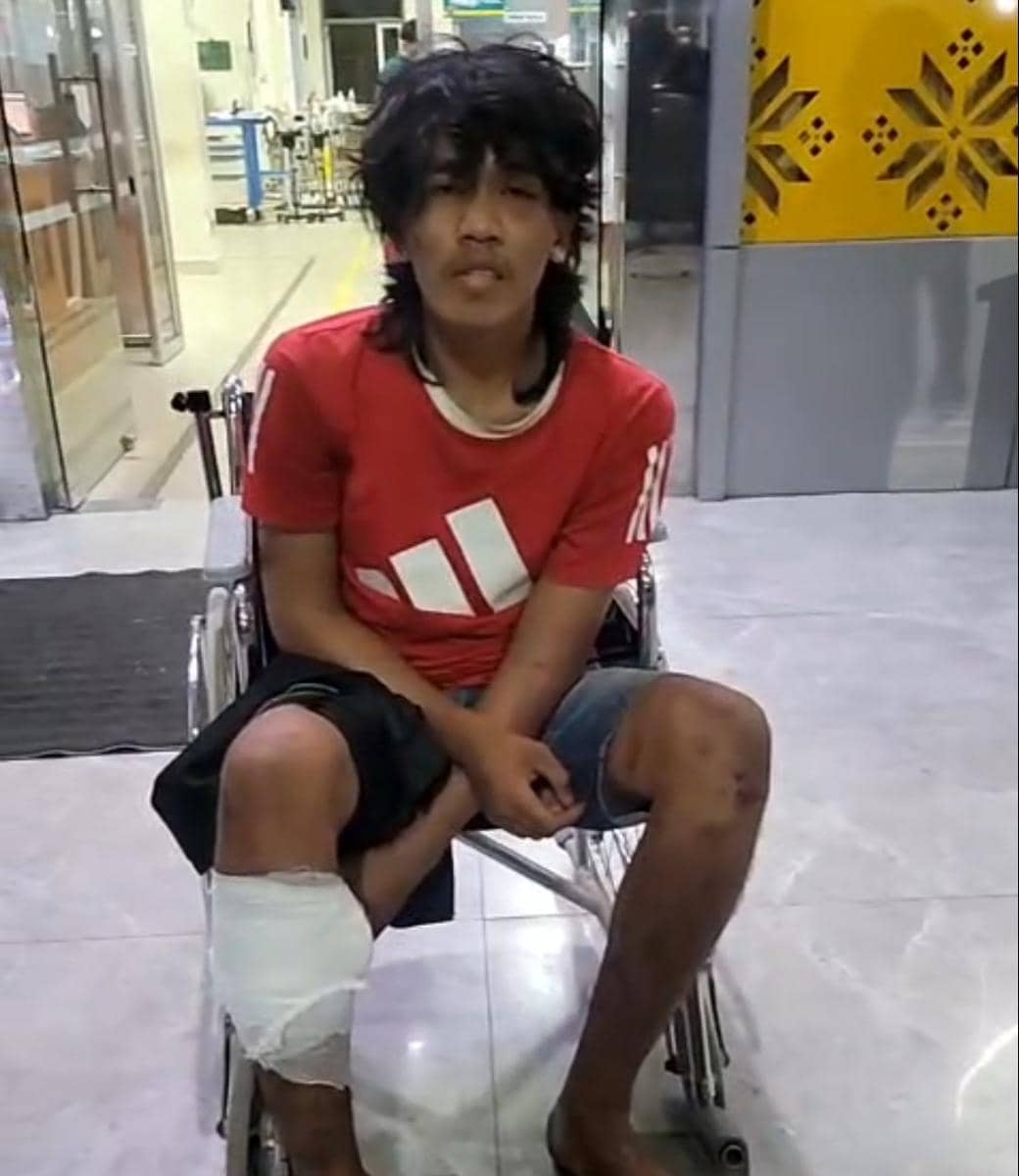 Pelaku Curanmor saat diringus Satreskrim Polrestabes Palembang. (Dok. Polrestabes Palembang)