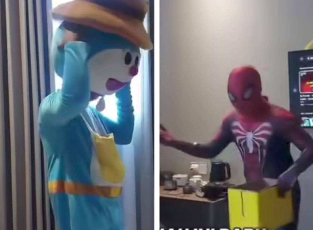 Dua petugas Unit Ranmor Satreskrim Polrestabes Palembang saat melakukan penyamaran untuk menangkap pelaku curanmor. (Dok. IDN Times)