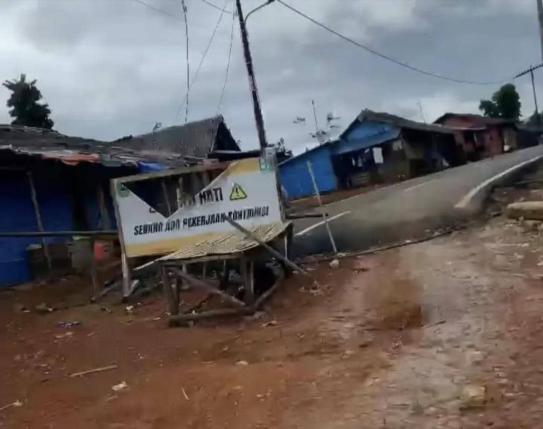 Perbedaan akses jalan Bogor dan Lebak, Banten (Dok. Warga/Sandi)