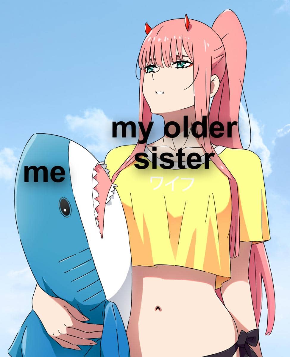 meme anime tentang saudara cewek