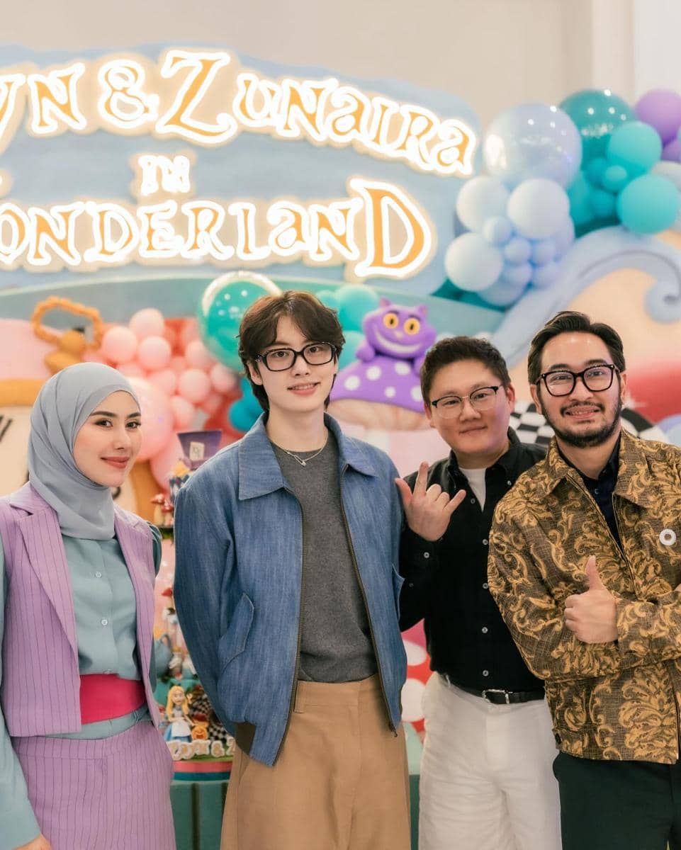 Lee Won Jung di acara ulang tahun anak Syahnaz (instagram.com/raffinagita1717)