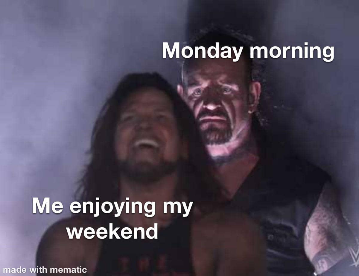 meme kocak tentang Senin pagi