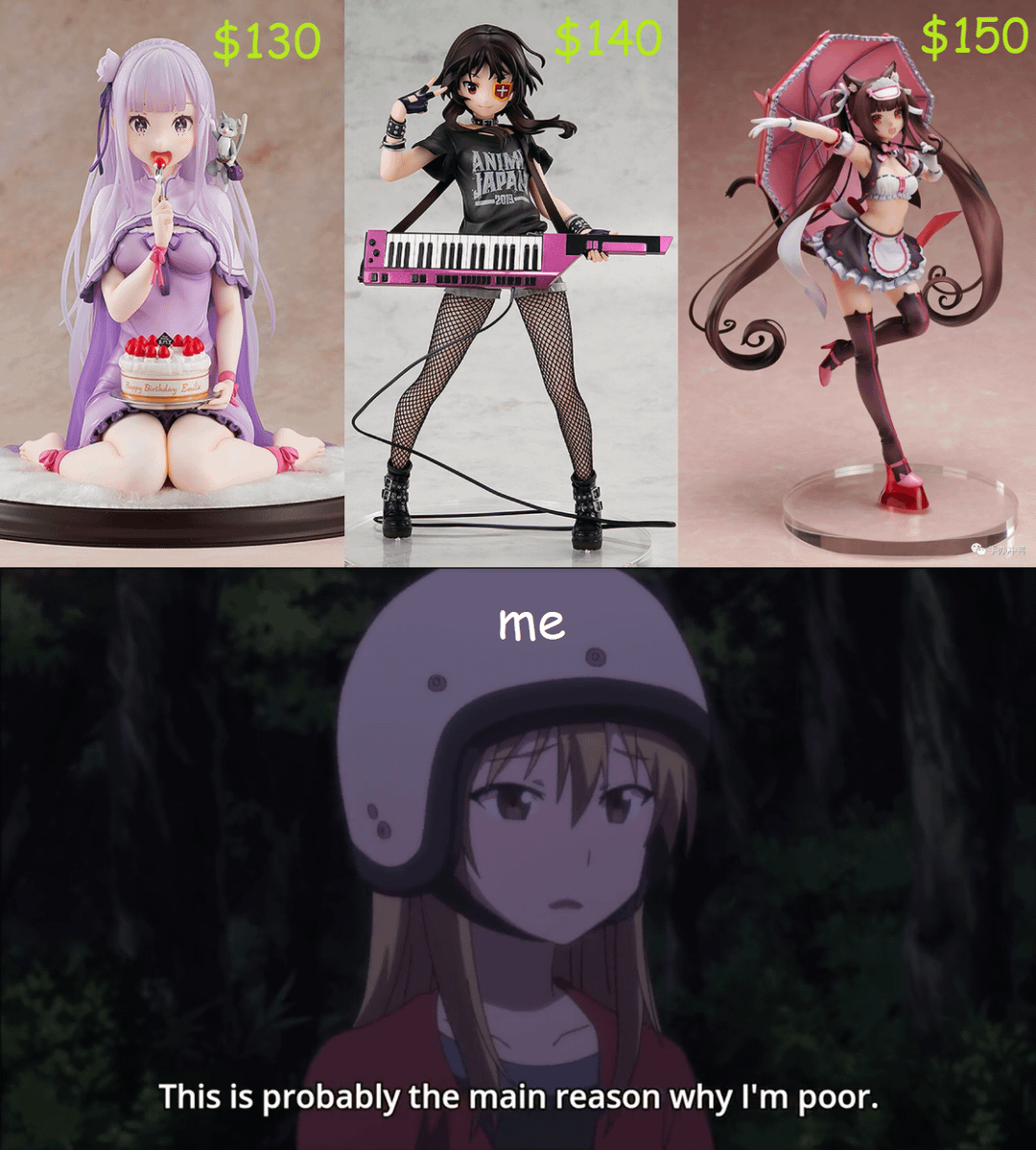 meme anime tentang beli barang