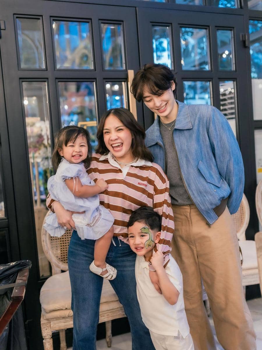 Lee Won Jung di acara ulang tahun anak Syahnaz (instagram.com/raffinagita1717)