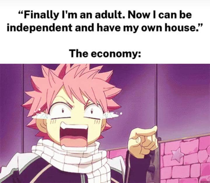 meme anime tentang gaji