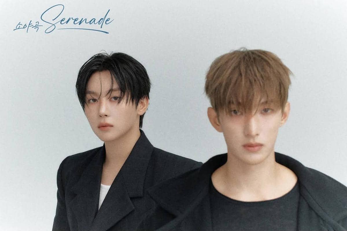 DK x Seungkwan untuk pemotretan Mini Album 'Serenade'.