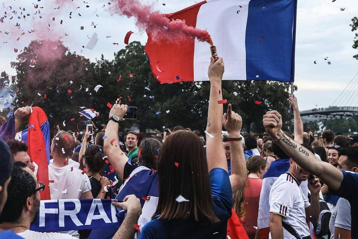 potret suporter Prancis