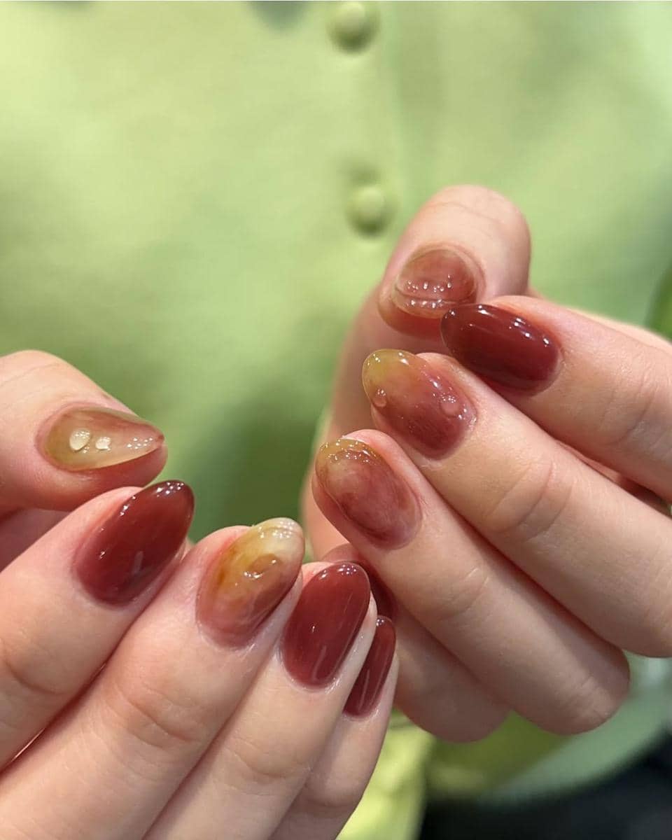 inspirasi nail art Korean style 2026 