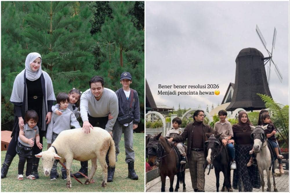 Tasyi Athasyia ajak anak-anak liburan ke Bandung