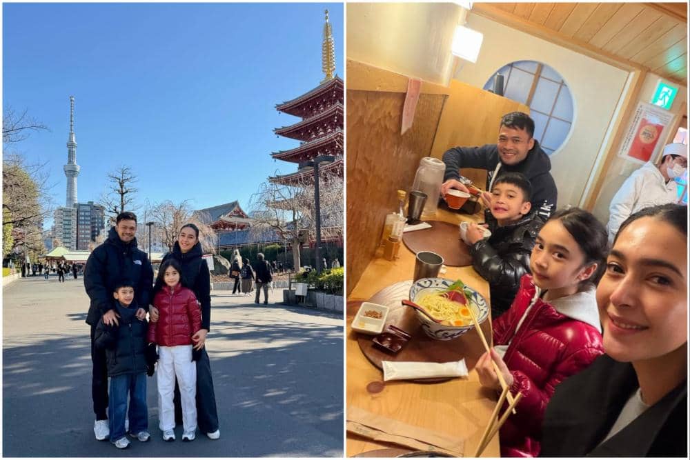 Keluarga Nabila Syakieb liburan awal tahun 2026 ke Jepang