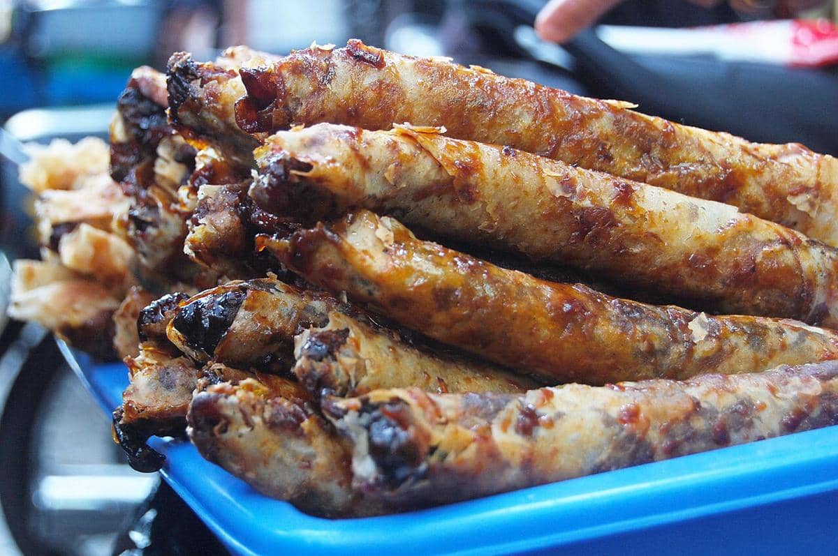 ilustrasi pisang karamel panggang