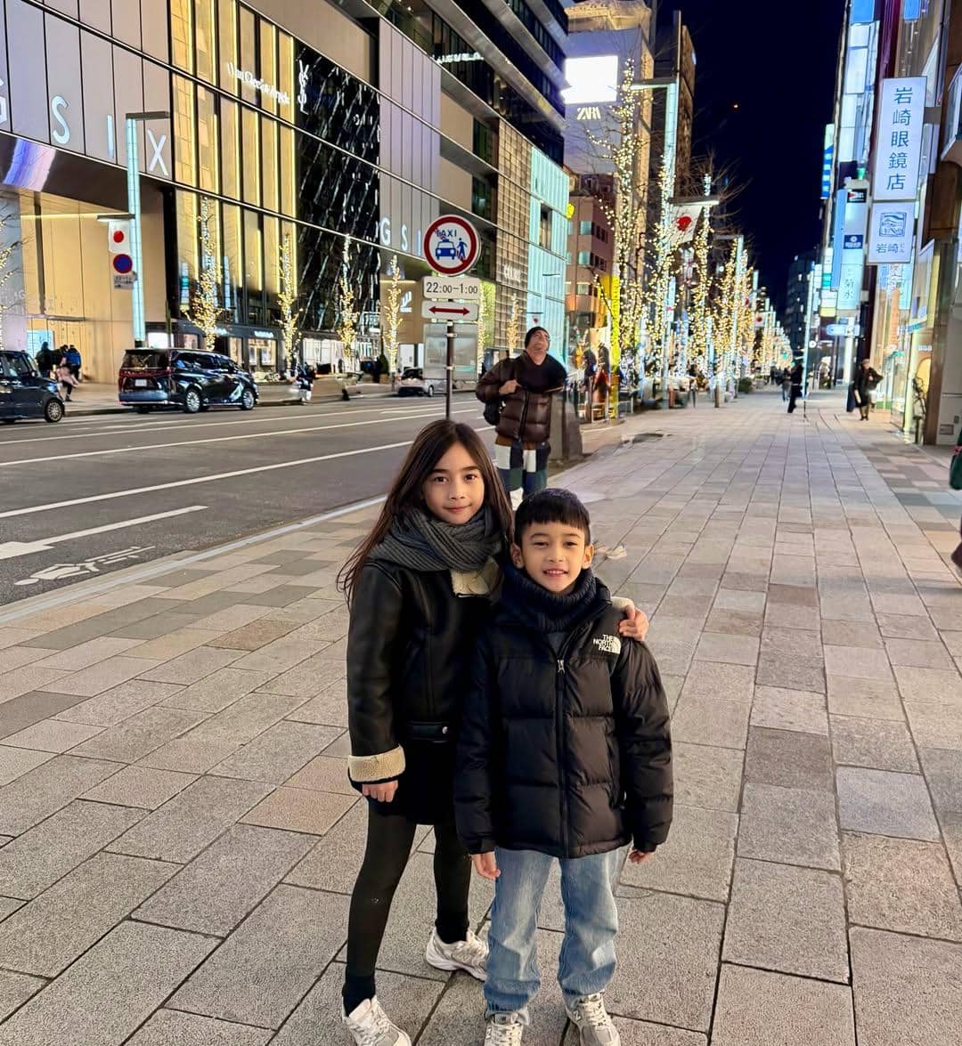 Keluarga Nabila Syakieb liburan awal tahun 2026 ke Jepang