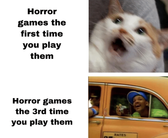 meme hal seram dari game horor
