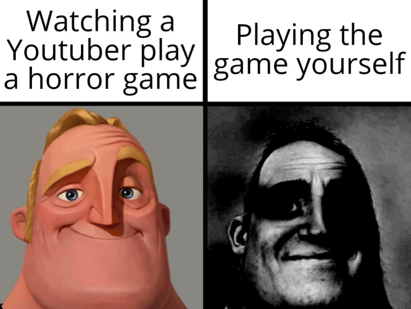 meme hal seram dari game horor 