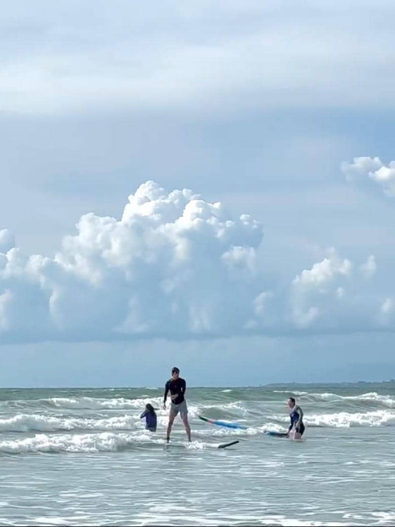 potret Kim Jae Won liburan di Bali