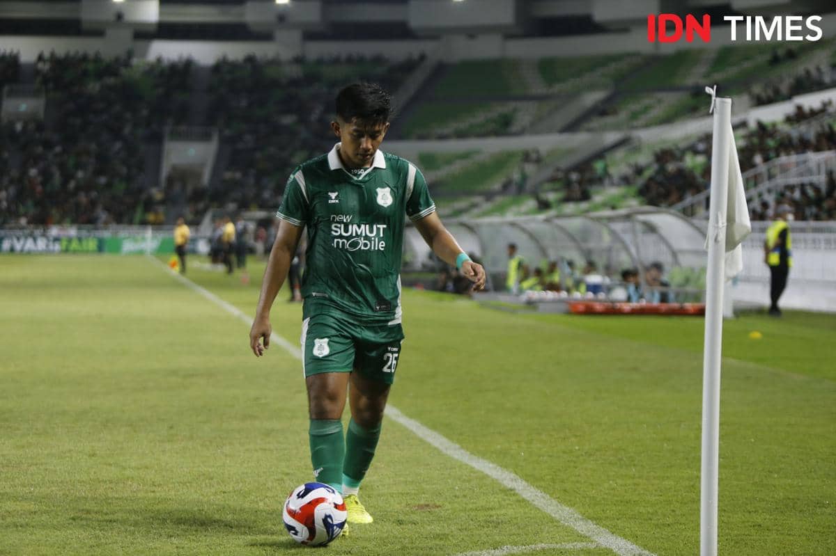 Pemain sayap PSMS Kardinata Tarigan (IDN Times/Doni Hermawan)