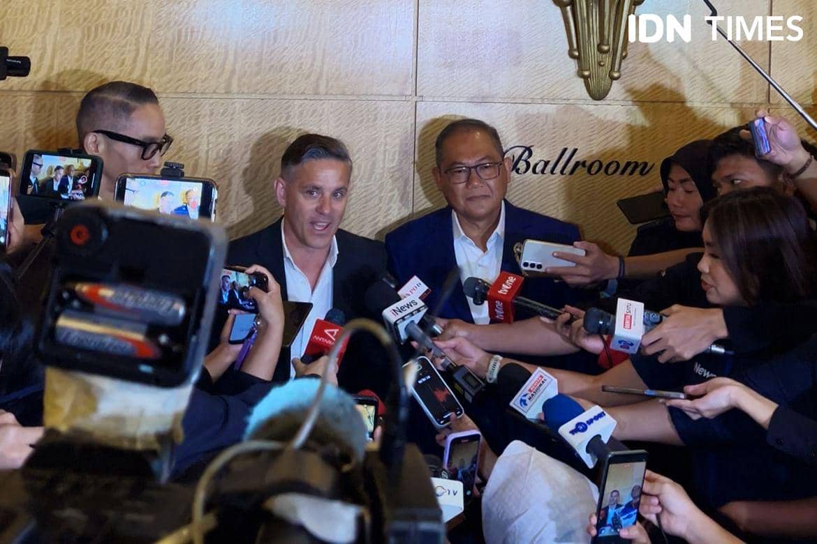 John Herdman ditemui usai perkenalan sebagai pelatih timnas Indonesia