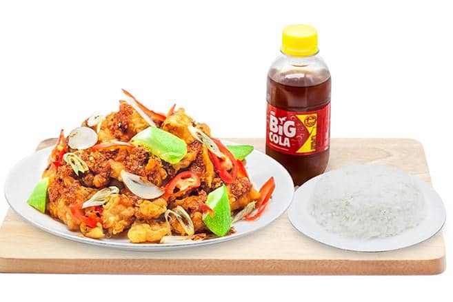 Potret menu Jimbo Mala di Fried Chicken Master 