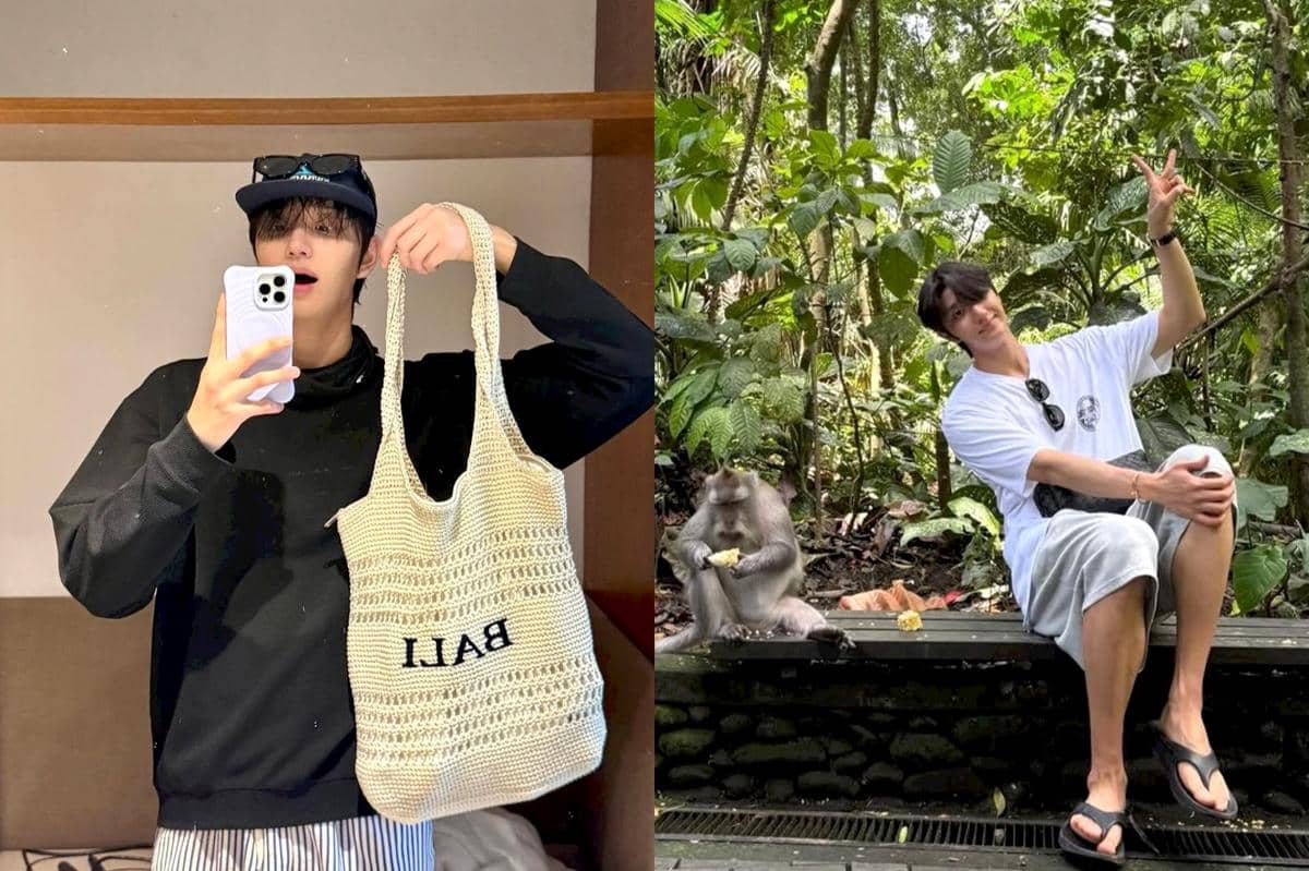 potret Kim Jae Won liburan di Bali