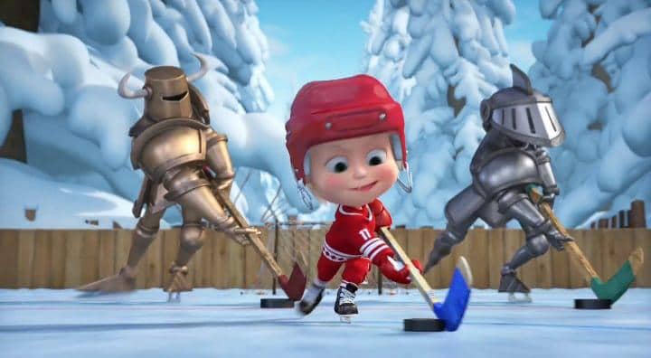 cuplikan Masha and The Bear "What a Wonderful Game"