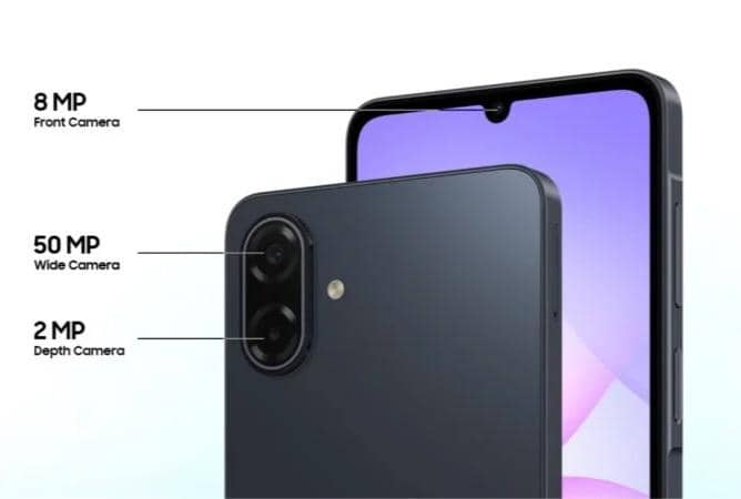 infografik kamera Samsung Galaxy A07 5G 