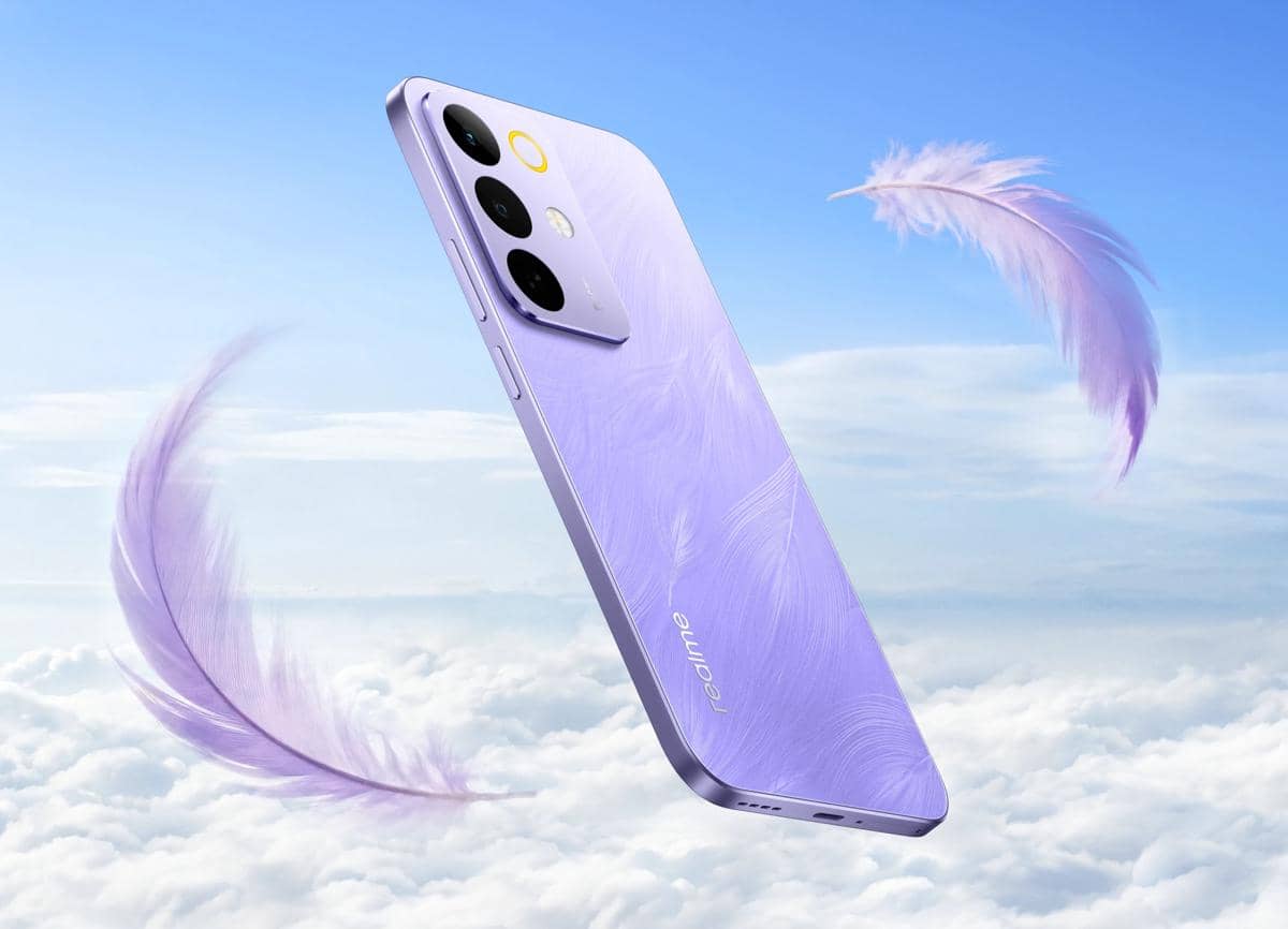 realme C85 Pro warna parrot purple 