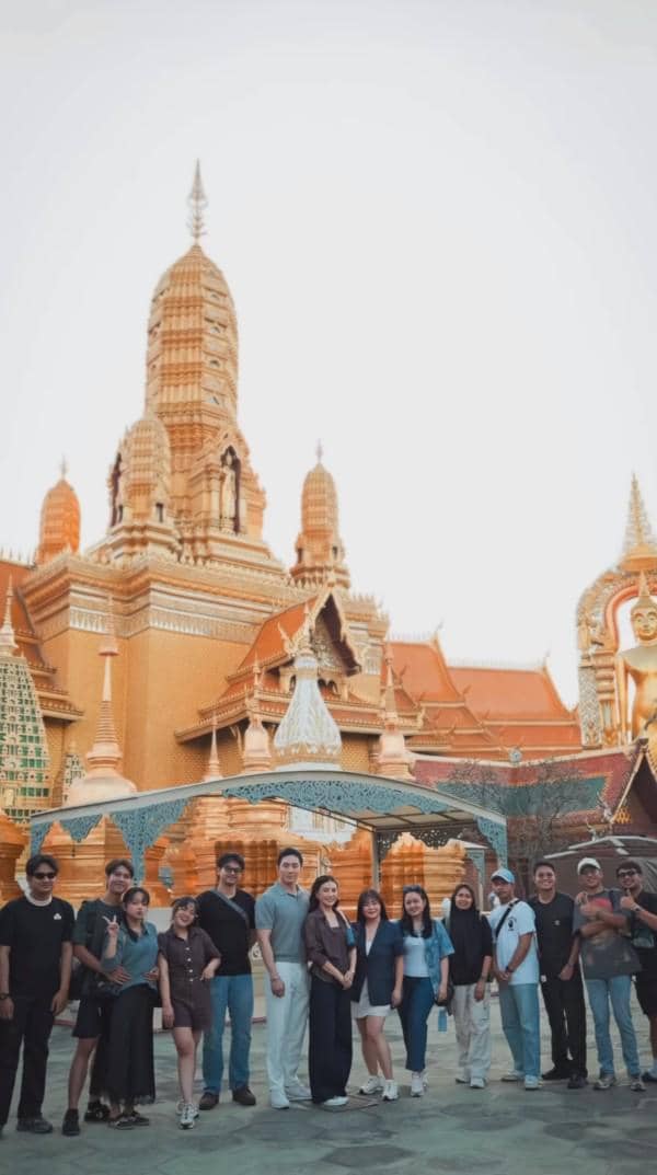 Sarwendah liburan bareng karyawan di Thailand