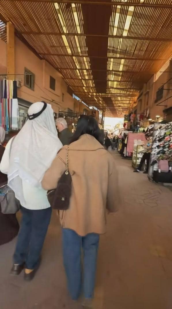 Alyssa Daguise belanja di pasar Maroko (tiktok.com/@thoriqhal)