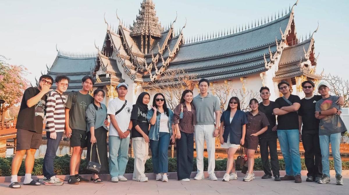 Sarwendah liburan bareng karyawan di Thailand