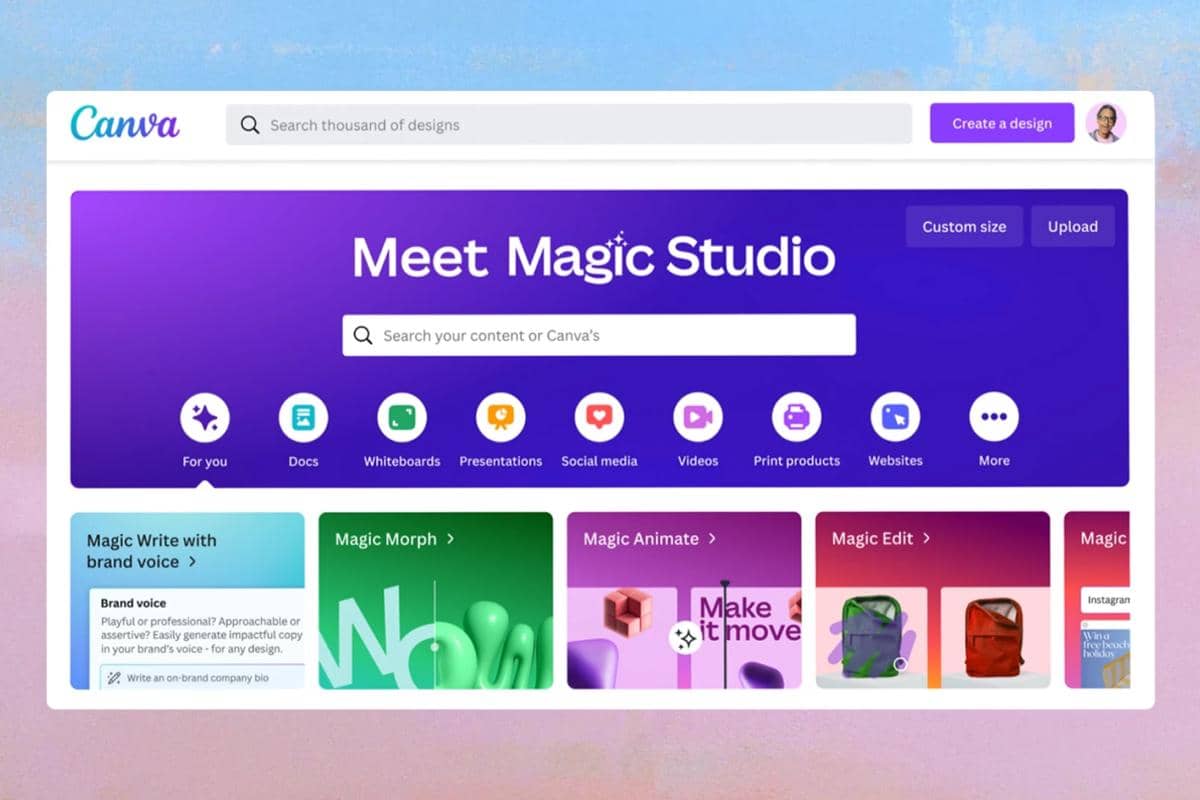 Canva yang menggunakan AI dari OpenAI