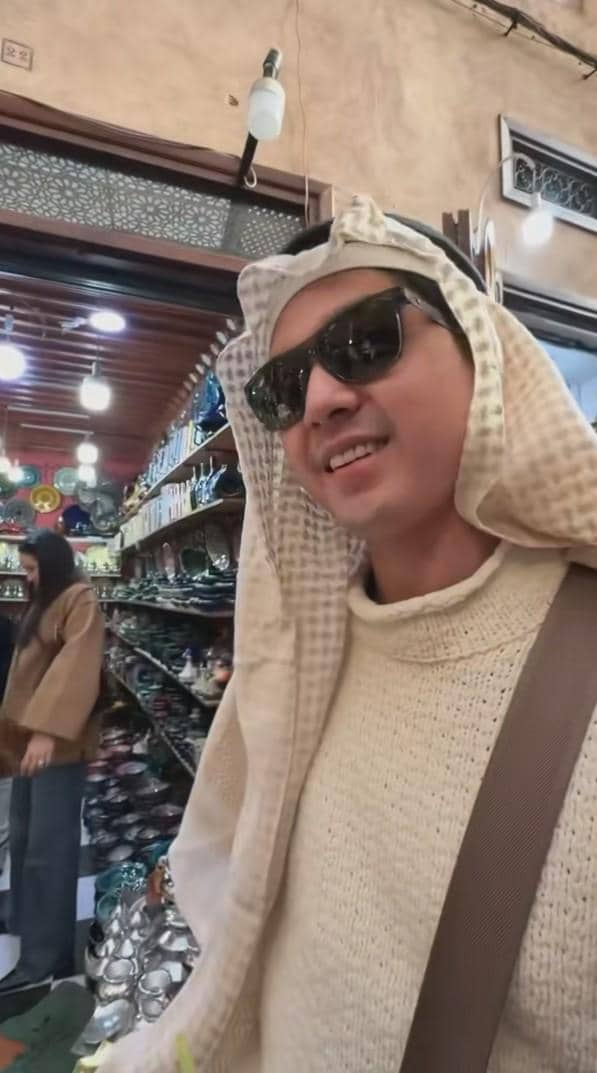 Alyssa Daguise belanja di pasar Maroko (tiktok.com/@thoriqhal)