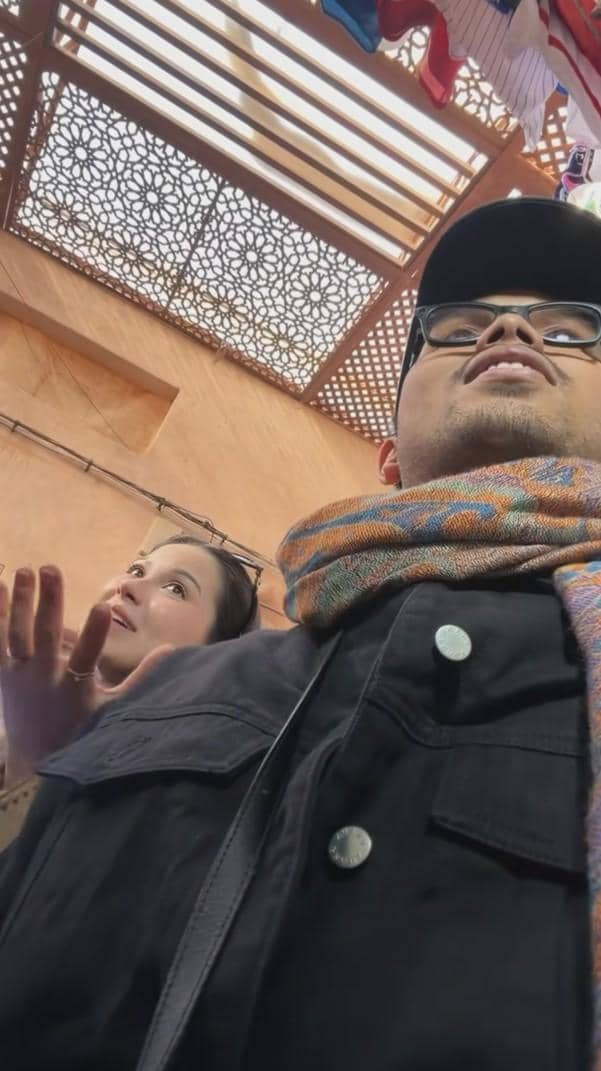 Alyssa Daguise belanja di pasar Maroko (tiktok.com/@thoriqhal)