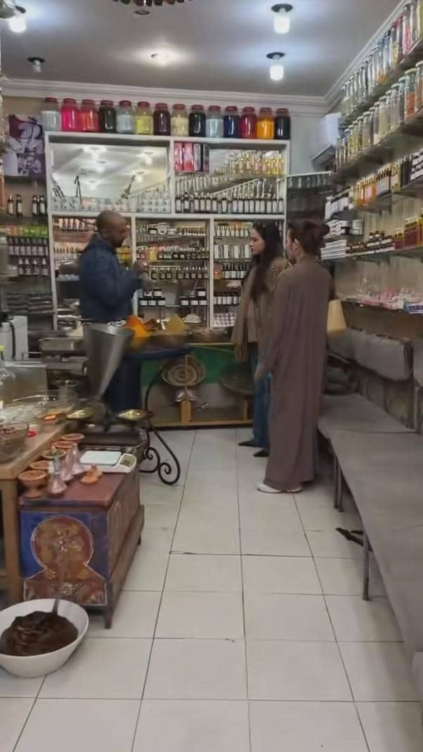 Alyssa Daguise belanja di pasar Maroko (tiktok.com/@thoriqhal)