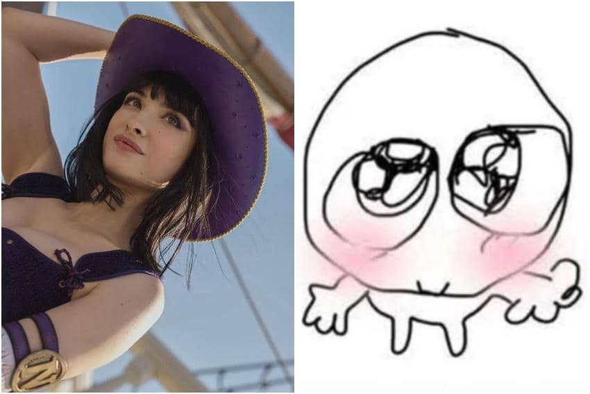 meme Nico Robin live action