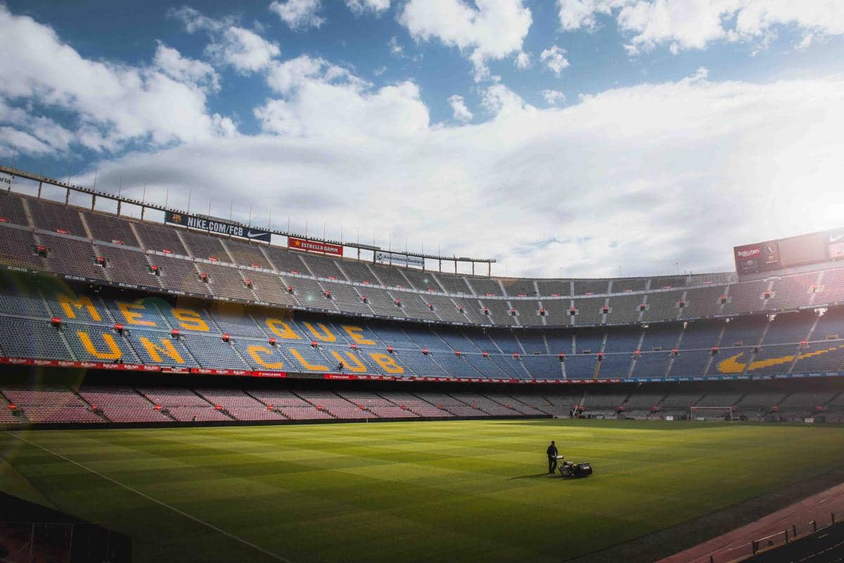 ilustrasi Camp Nou Stadium 