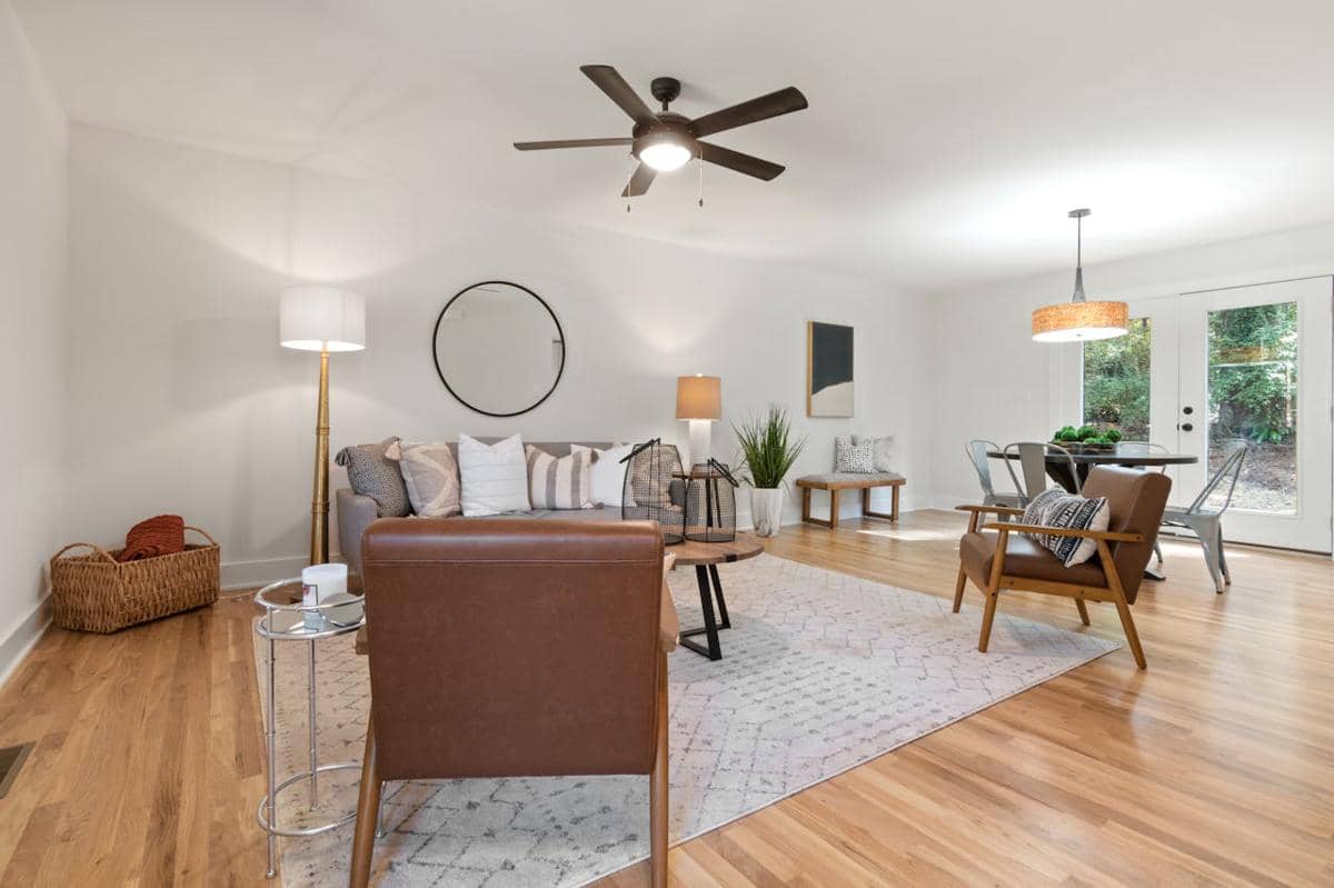 ilustrasi interior rumah open space