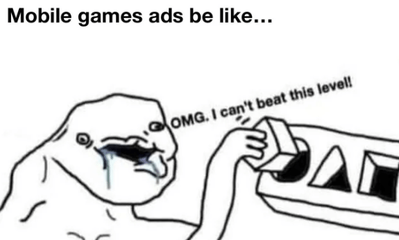 meme iklan game 