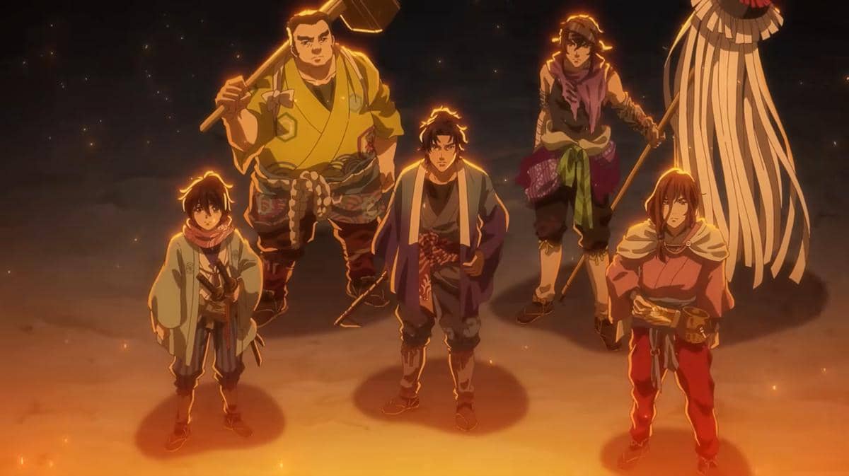 cuplikan anime Oedo Fire Slayer: The Legend of Phoenix