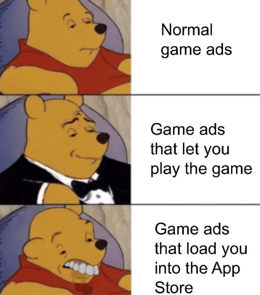 meme iklan game