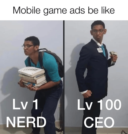 meme iklan game