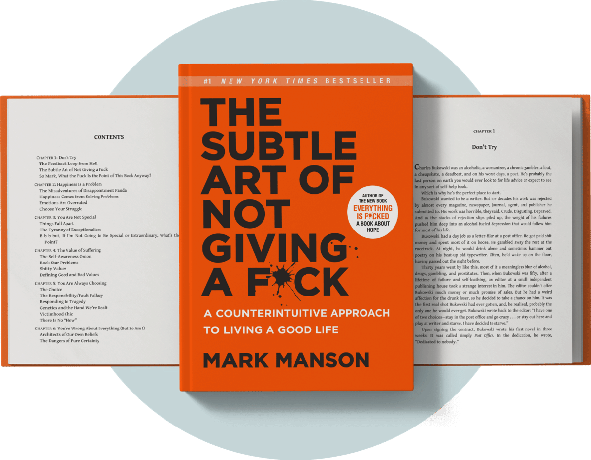 The Subtle Art of Not Giving a F*ck by Mark Manson