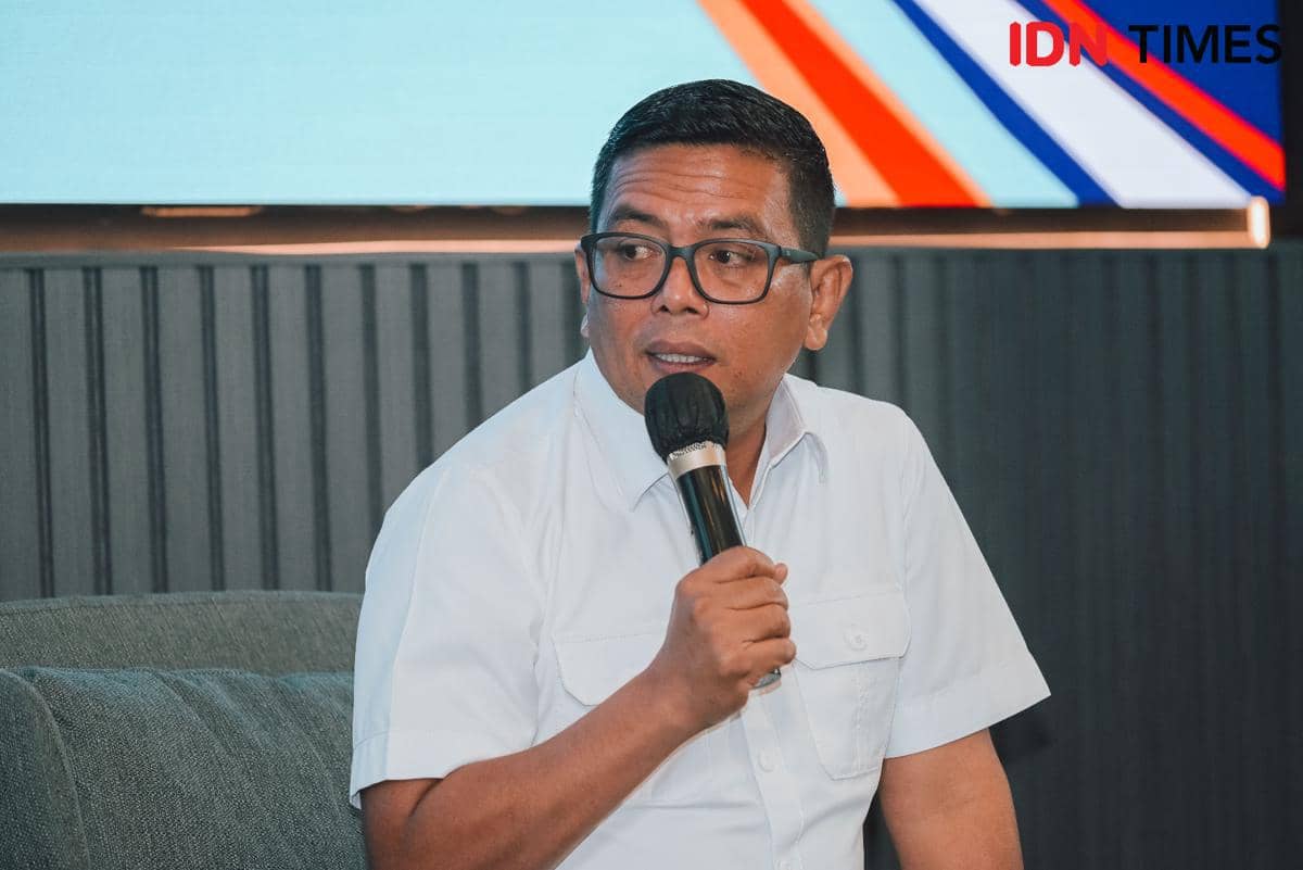Gubernur Banten Andra Soni dalam acara SAT 2026.