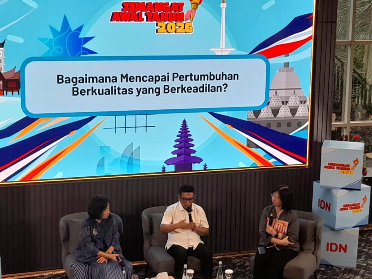 Gubernur Banten Andra Soni di acara Semangat Awal Tahun 2026 by IDN Times (IDN Times/Ita Malau)