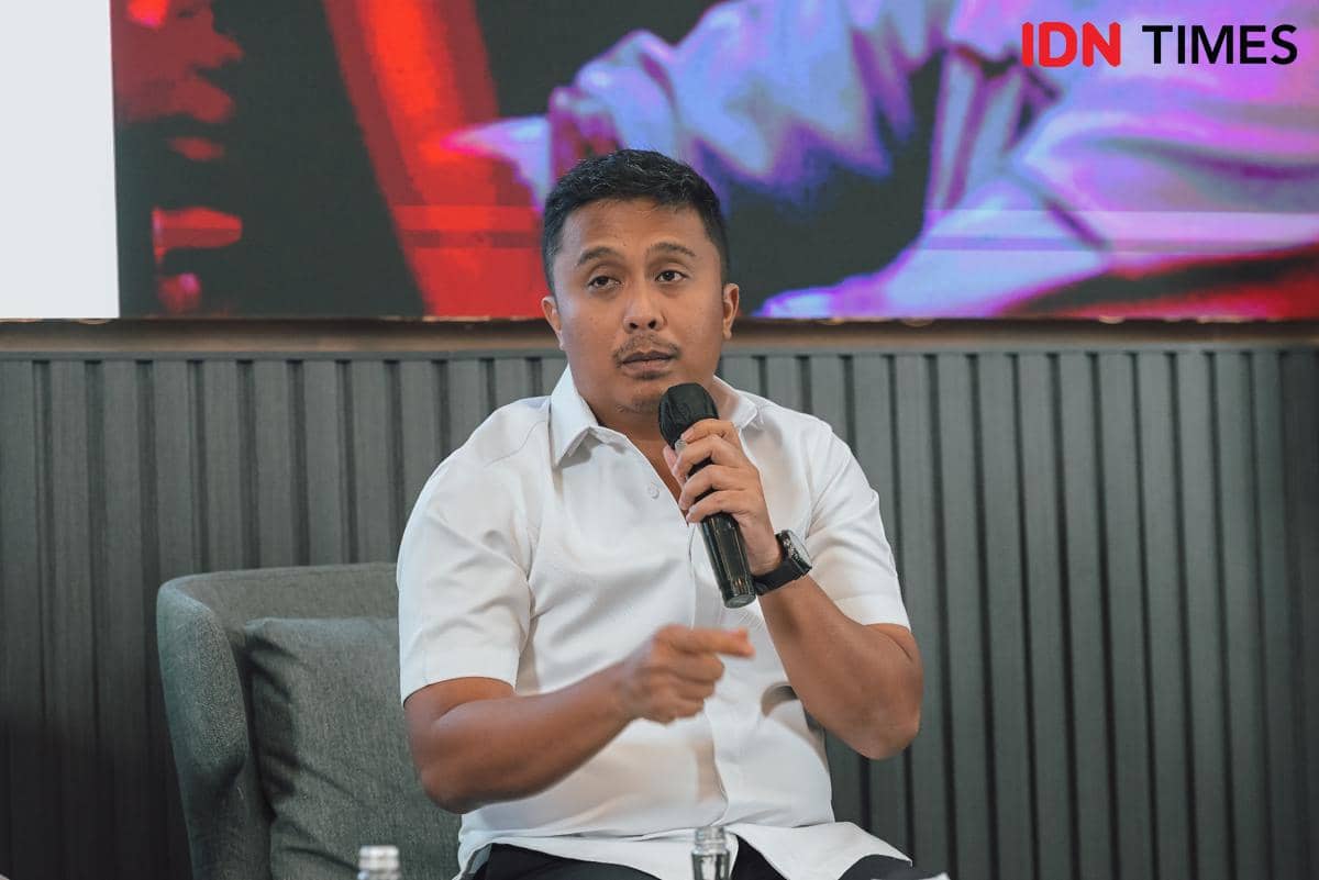 Wagub Sumbar Vasco Ruseimy saat menghadiri acara SAT 2026.